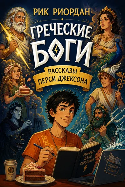 Греческие боги. Рассказы Перси Джексона — обложка книги