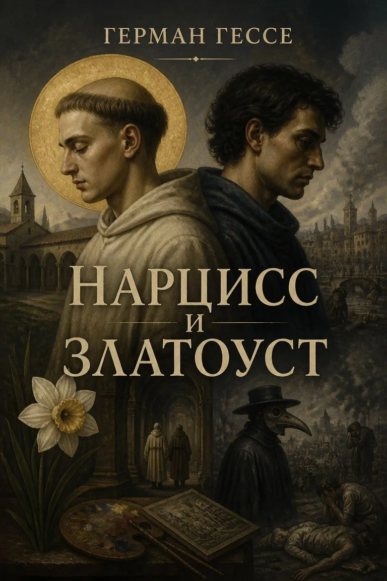 Нарцисс и Златоуст — обложка книги