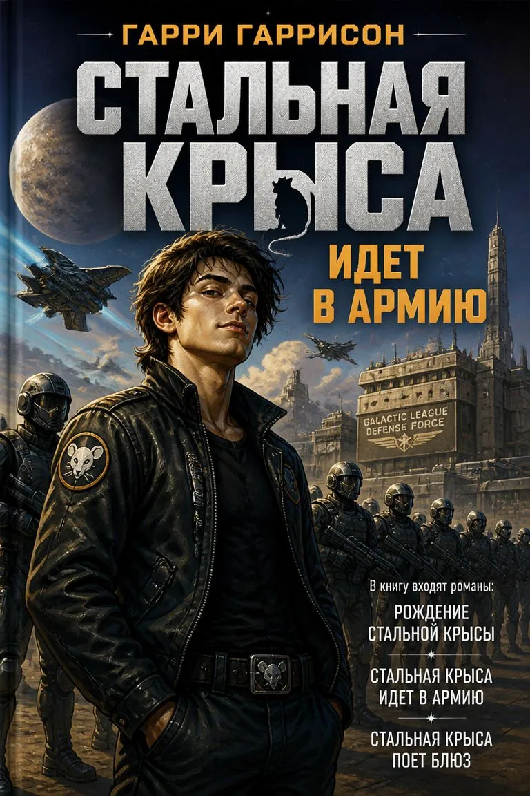 Стальная Крыса идет в армию — обложка книги