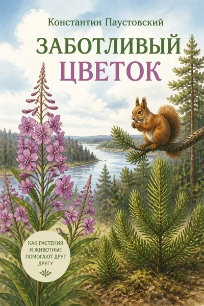 Заботливый цветок — обложка книги