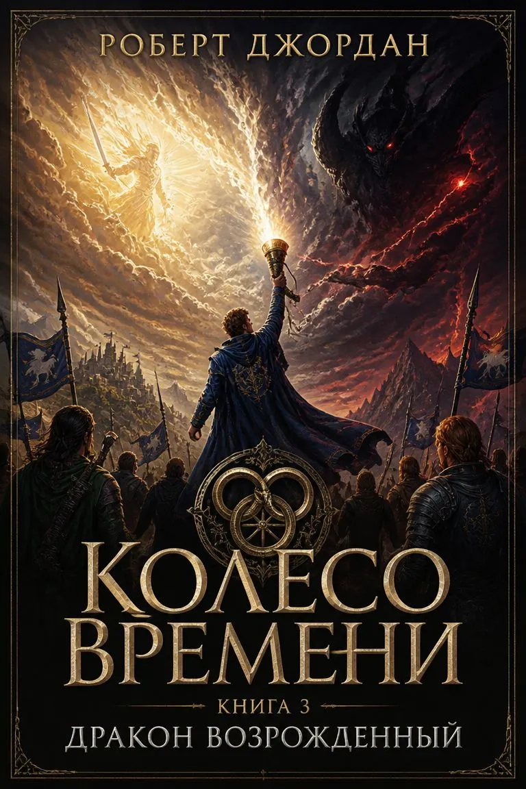 Колесо Времени. Книга 3. Дракон Возрожденный — обложка книги