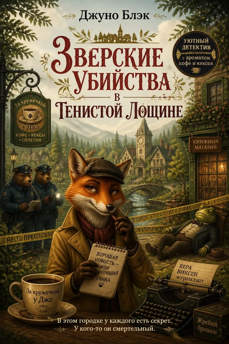 Зверские убийства в Тенистой Лощине — обложка книги