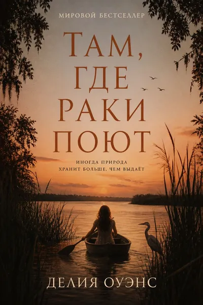 Там, где раки поют — обложка книги