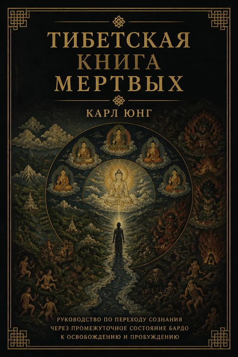 Тибетская книга мертвых — обложка книги