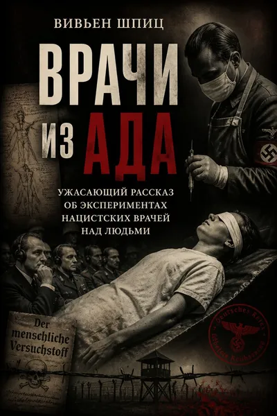 Врачи из ада. Ужасающий рассказ об экспериментах нацистских врачей над людьми — обложка книги