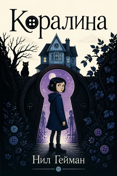 Коралина — обложка книги