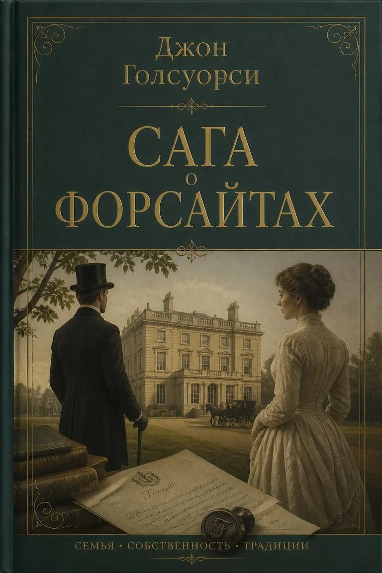Сага о Форсайтах — обложка книги