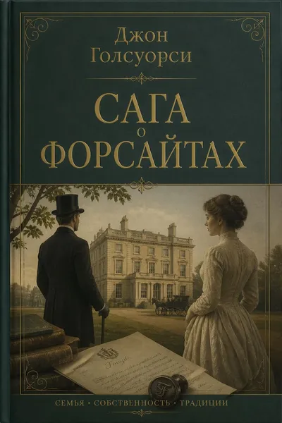 Сага о Форсайтах — обложка книги