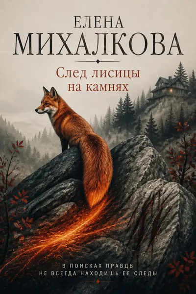 След лисицы на камнях — обложка книги