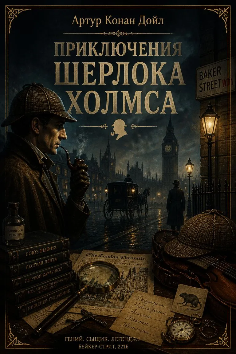 Приключения Шерлока Холмса — обложка книги