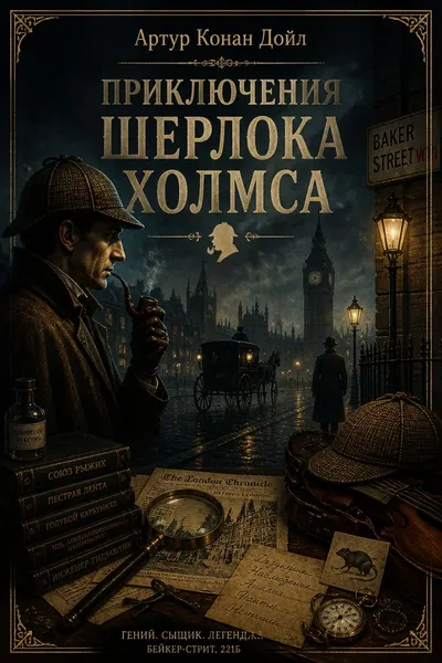 Приключения Шерлока Холмса — обложка книги