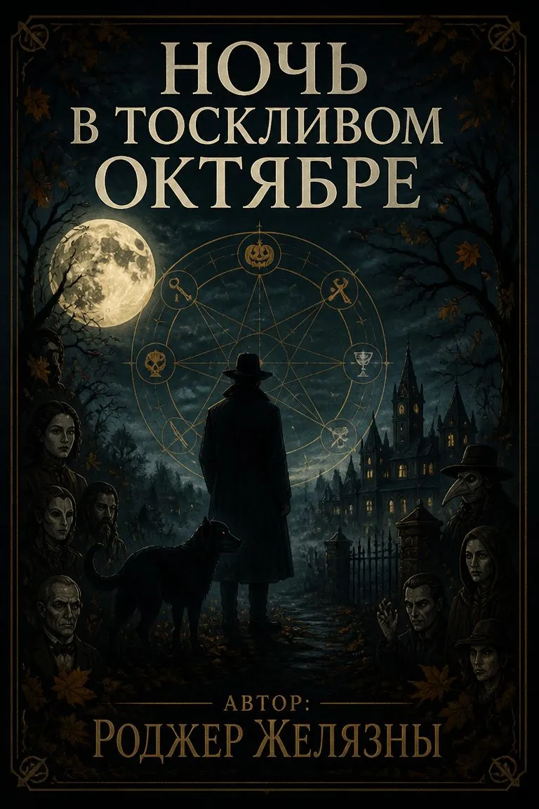 Ночь в тоскливом октябре — обложка книги