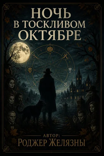 Ночь в тоскливом октябре — обложка книги