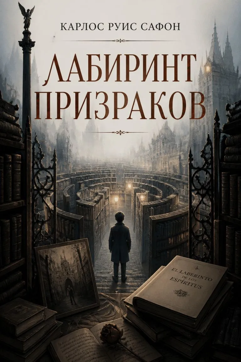 Лабиринт призраков — обложка книги