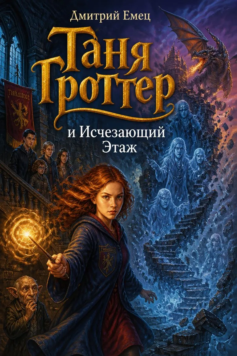 Таня Гроттер и Исчезающий Этаж — обложка книги