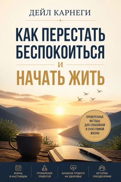 Как перестать беспокоиться и начать жить — обложка книги