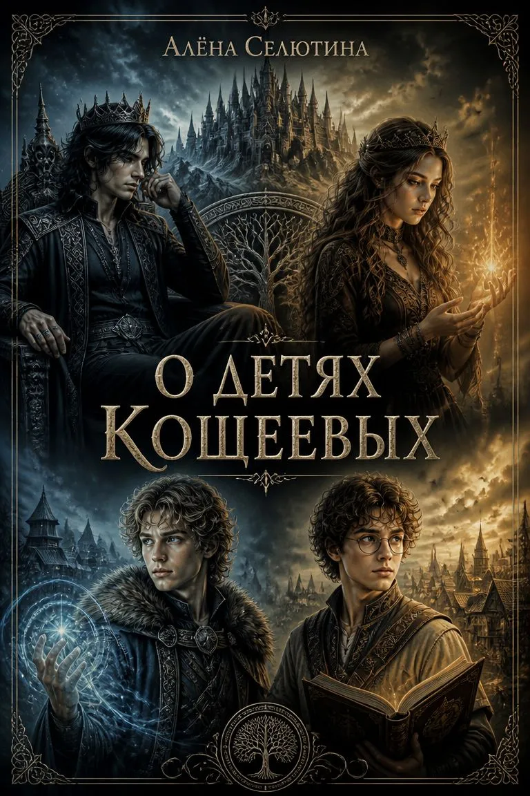 О детях Кощеевых — обложка книги