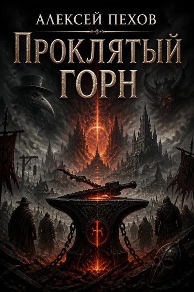 Проклятый горн — обложка книги