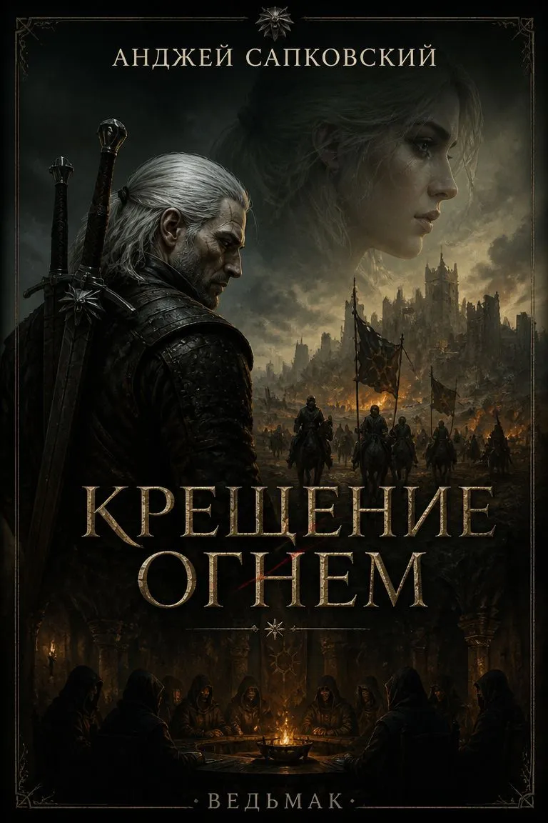 Крещение огнем — обложка книги