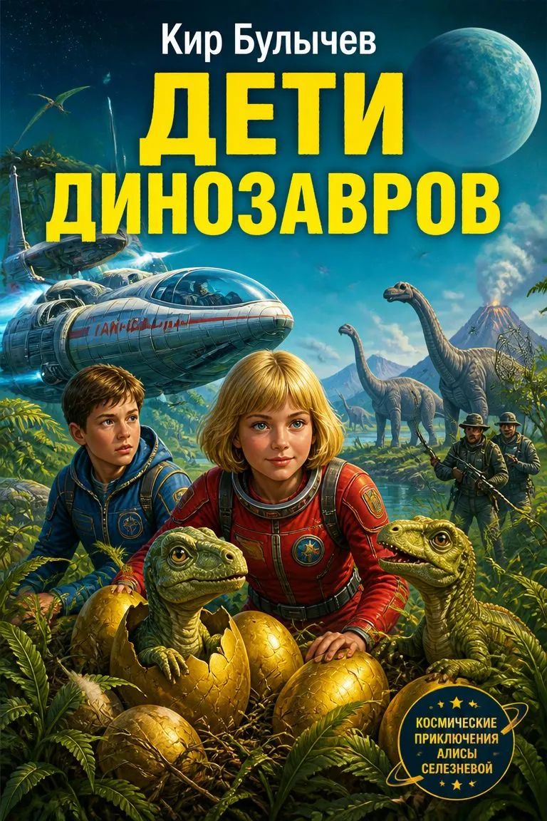 Дети динозавров — обложка книги