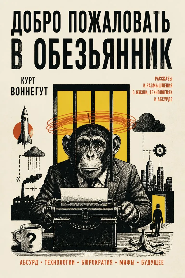 Добро пожаловать в обезьянник — обложка книги