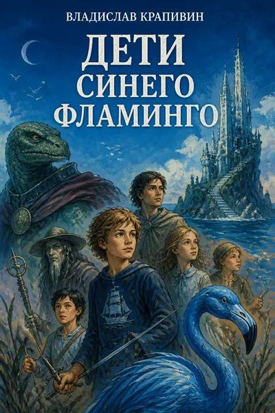 Дети синего фламинго — обложка книги