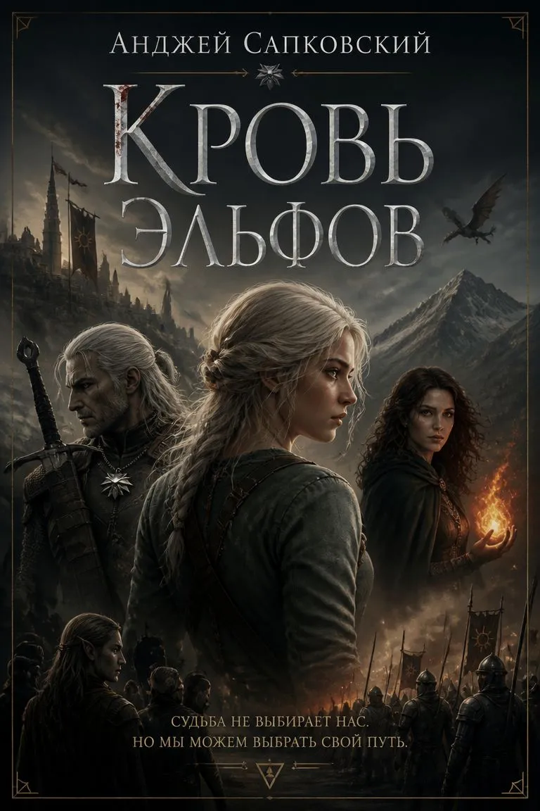 Кровь эльфов — обложка книги