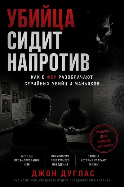 Убийца сидит напротив. Как в ФБР разоблачают серийных убийц и маньяков — обложка книги