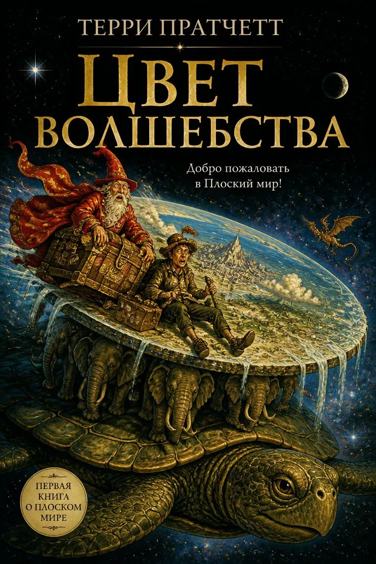 Цвет волшебства — обложка книги