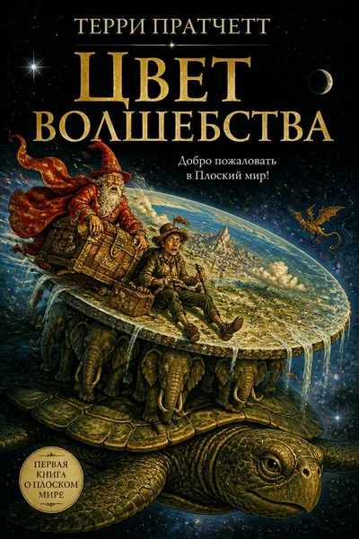 Цвет волшебства — обложка книги