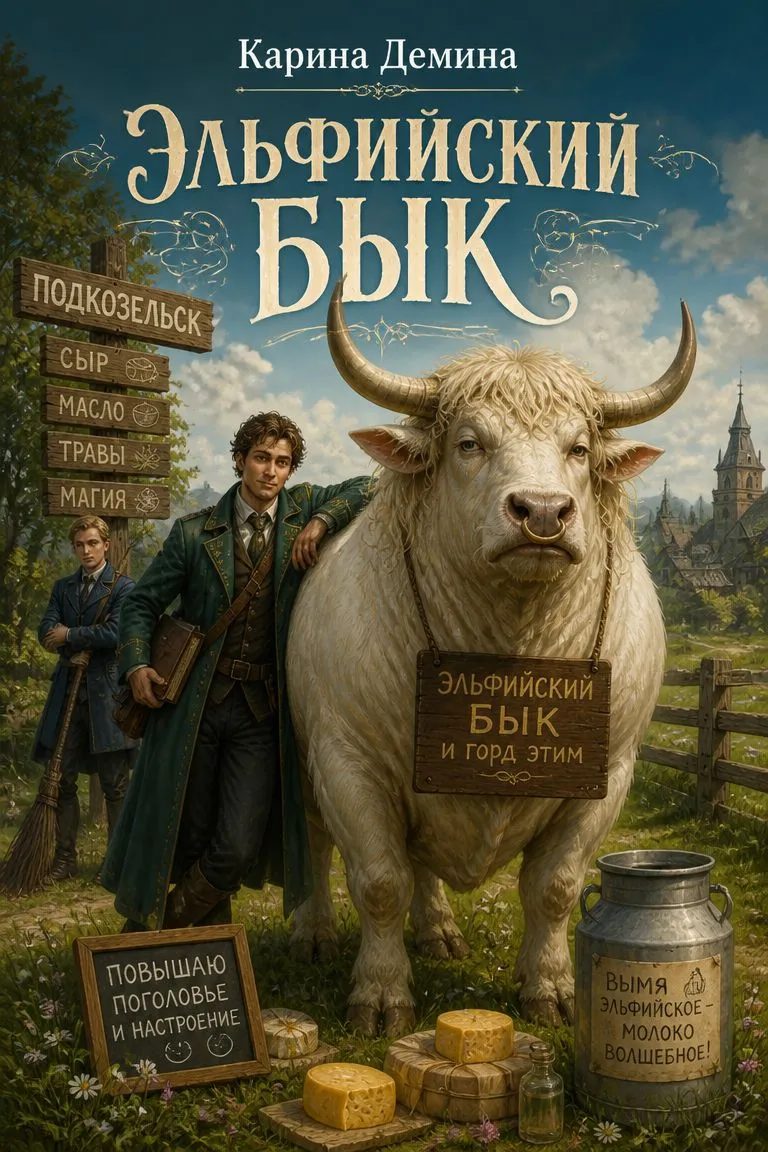 Эльфийский бык — обложка книги