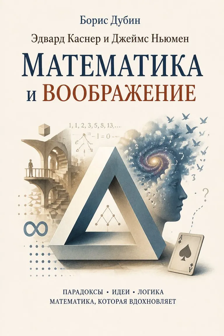 Эдвард Каснер и Джеймс Ньюмен «Математика и воображение» — обложка книги