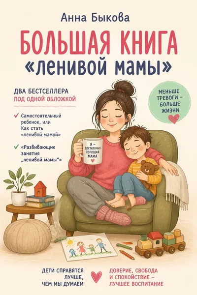 Большая книга «ленивой мамы» — обложка книги