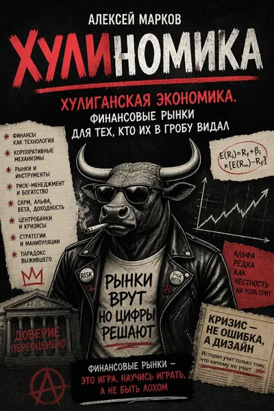Хулиномика. Хулиганская экономика. Финансовые рынки для тех, кто их в гробу видал — обложка книги