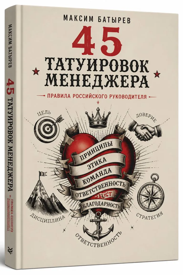 45 татуировок менеджера. Правила российского руководителя — обложка книги