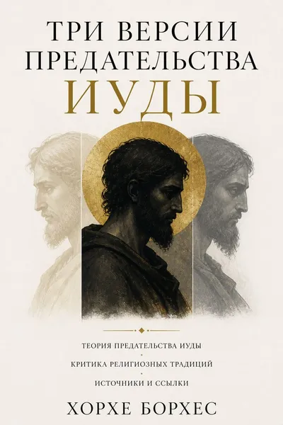 Три версии предательства Иуды — обложка книги