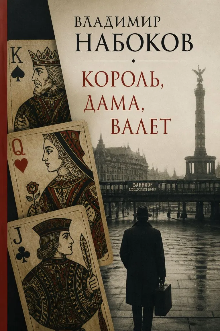 Король, дама, валет — обложка книги