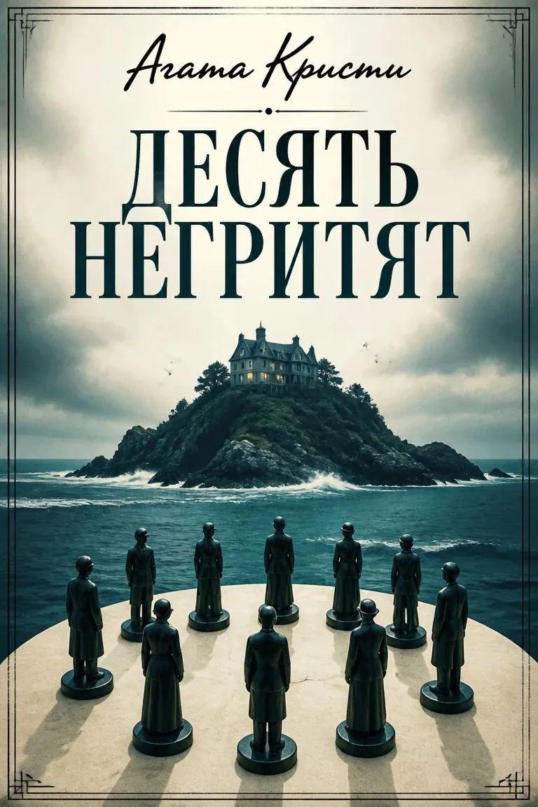 Десять негритят — обложка книги