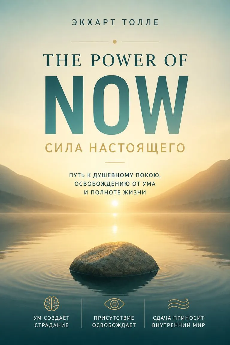 The Power of Now. Сила настоящего — обложка книги