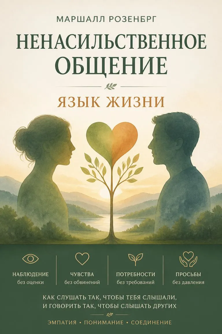 Ненасильственное общение. Язык Жизни — обложка книги