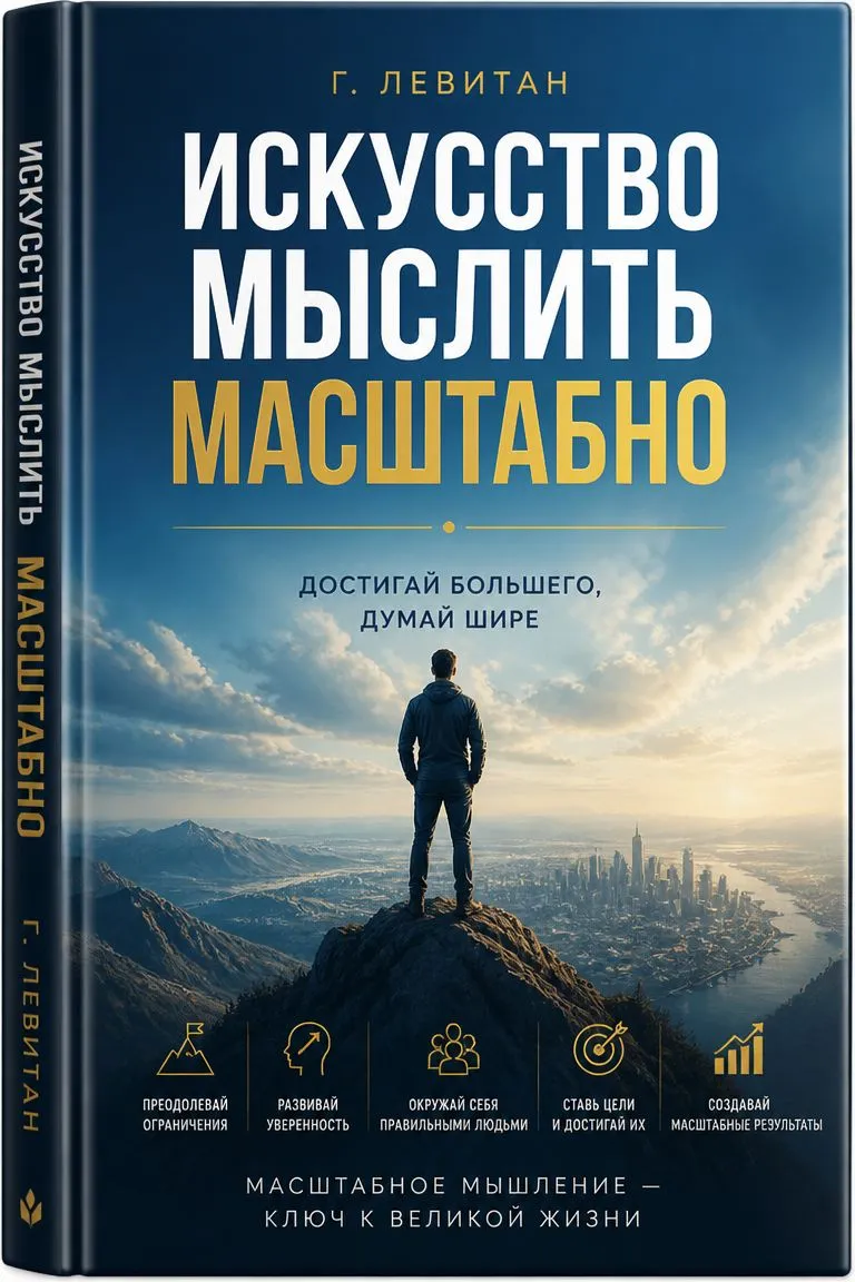 Искусство мыслить масштабно — обложка книги