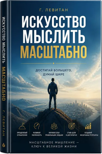 Искусство мыслить масштабно — обложка книги