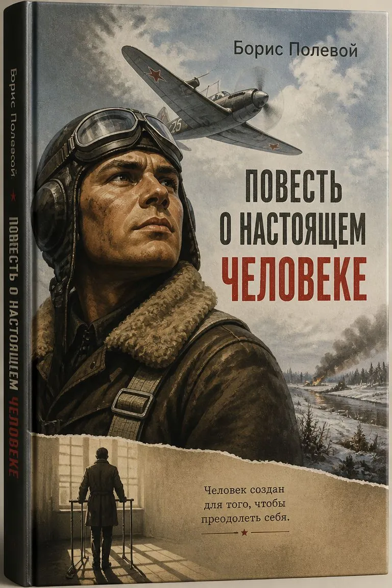 Повесть о настоящем человеке — обложка книги