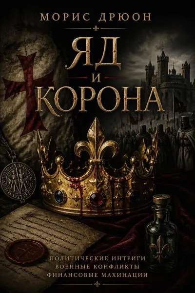 Яд и корона — обложка книги