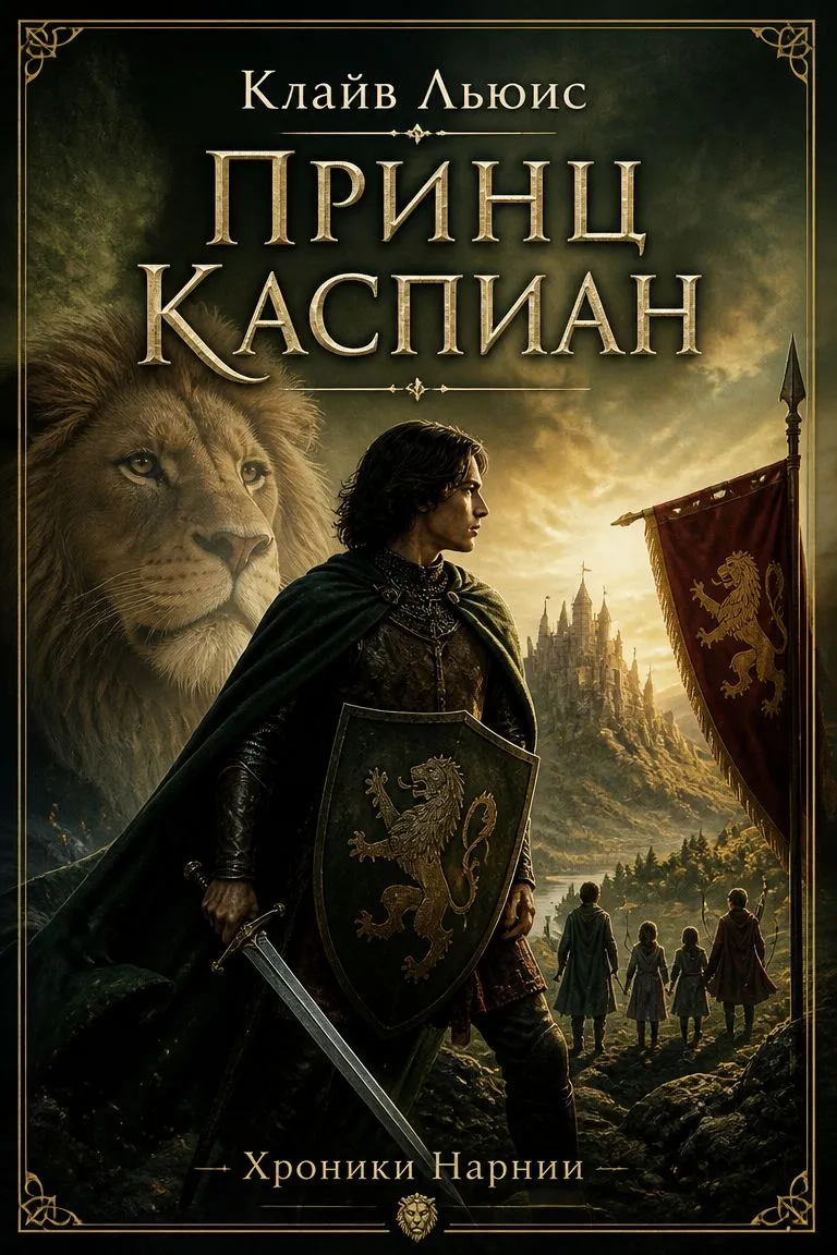Принц Каспиан — обложка книги