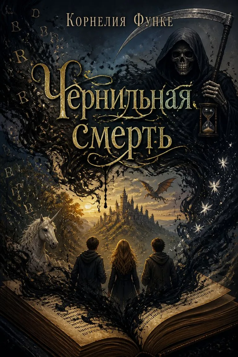 Чернильная смерть — обложка книги