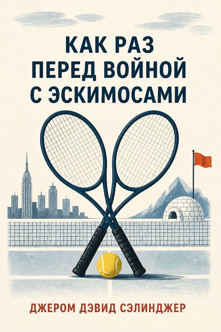 Как раз перед войной с эскимосами — обложка книги