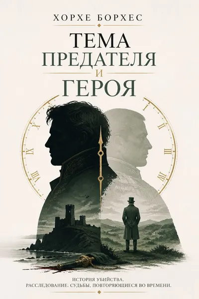 Тема предателя и героя — обложка книги