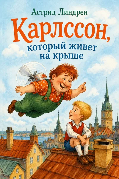 Карлссон, который живет на крыше — обложка книги