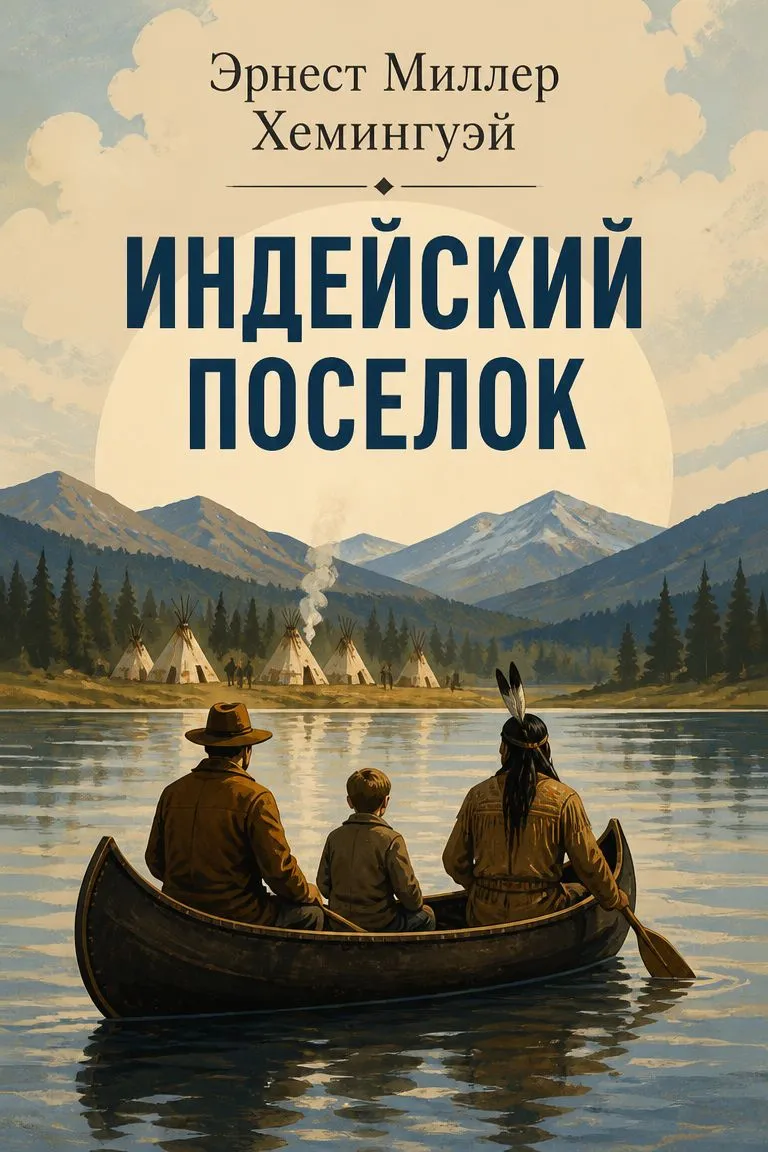 Индейский поселок — обложка книги